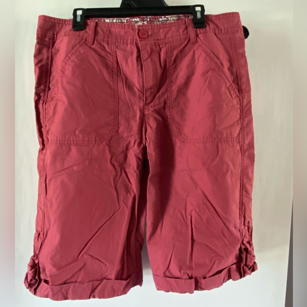Lee Women's Red Cargo Shorts